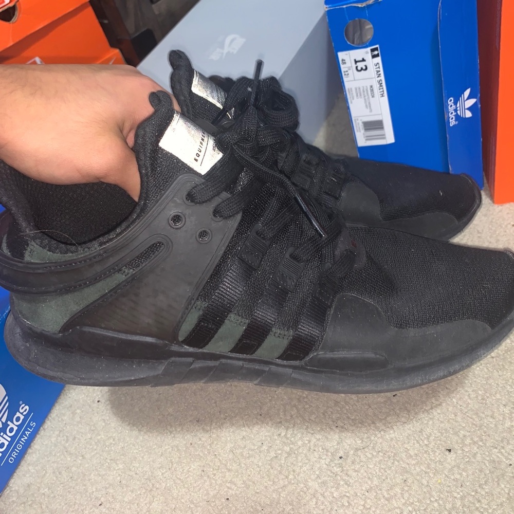Adidas triple black eqt